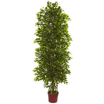 6&#39; Four Tier Mini Ficus Artificial Tree UV Resistant (Indoor/Outdoor) - £322.42 GBP