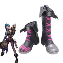 Game LOL League of Legends Fortnite Arcane Jinx Cosplay Shoes - £47.95 GBP
