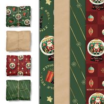 Aobkiat Christmas Wrapping Tissue Paper 24 Sheets 20x15in Red Green - €9,08 EUR Aobkiat Christmas Wrapping Tissue Paper 24 Sheets 20x15in Red Green - €9,08 EUR