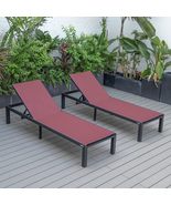 LeisureMod Marlin Poolside Outdoor Patio Lawn and Garden Modern Black Po... - $534.80 CAD