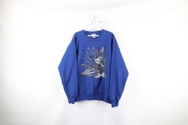 Vtg 90s Streetwear Mens XL Faded Heavyweight Nature Duck Crewneck Sweatshirt USA - £43.35 GBP