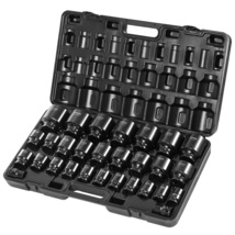 VEVOR Impact Socket Set 3/4&quot;, 29 Piece, 6-Point Sockets, CR-M0 with Stor... - $147.90