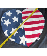 Kohls 4th of July Floor Mat Independence Day Decor Heart Shape Doormat P... - $20.50 CAD