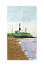Betsy Drake Montauk Lighthouse Beach Towel - £48.36 GBP