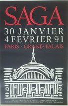 Saga - Originale Exhibition Poster–Grande Palazzo–Parigi - Manifesto - 1991 - £118.54 GBP