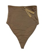New Skims Womens Medium Nude Sheer Sculpt High Waisted Thong Shapewear S... - $499.79 MXN