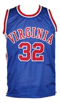 Julius Erving Custom Virginia Squires ABA Basketball Jersey Sewn Blue Any Size image 4