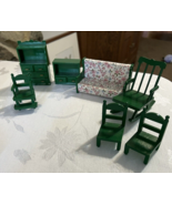 Vtg Calico Critters Living Bedroom family Furniture rocking chair dresse... - £31.49 GBP