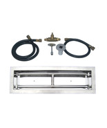 30 in. Stainless Steel Drop-In Rectangular Burner Kit Natural Gas - $700.30 CAD