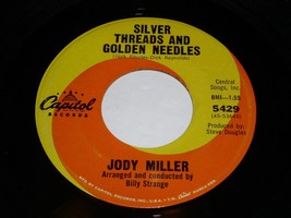 Jody Miller Silver Threads Golden Needles Melody For Robin 45 Rpm Record Capitol - £10.44 GBP
