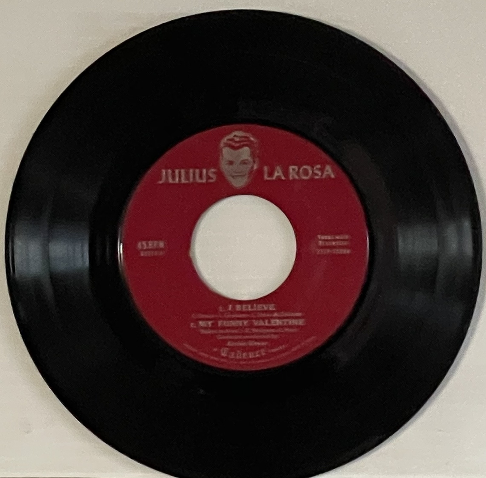 Julius LaRosa - I Believe/My Funny Valentine/Rosanne/No Other Love - 45 ... - $8.99