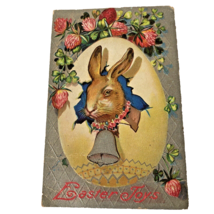 Antique 1911 Easter Bunny Pocahontas Missouri Easter Joys postcard - £7.11 GBP