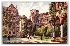 Heidelberg Castle Schloss-Hof Germany UNP Raphael Tuck 610B DB Postcard N22 - $9.85