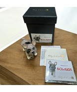 Objet D’Art #119 BOWSER Dog With Gold Chain Blinged Hinged Trinket Box - $40.60 CAD