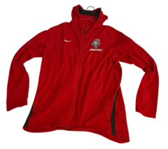 New Mexico Lobos Basketball Nike Jacket Men L Red Storm Dri-Fit Pullover... - $42.75