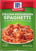 McCormick Italian Mushroom Spaghetti Sauce Mix, 1.5 oz - $4.90