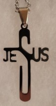 Christian Jesus Modern Cross Necklace - £11.15 GBP