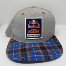 Red Bull KTM Factory Racing TeamCap Snap Back Gray Blue Orange Outdoor P... - $20.82