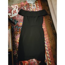 Calvin Klein Black Off-Shoulder Midi Dress Size Large - $35.00
