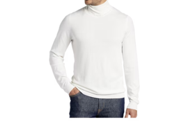 Michael Strahan Modern Fit Turtleneck Sweater -size XLT  colour: Ivory - $37.39