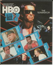 ORIGINAL Vintage Oct 1985 HBO Guide Magazine Terminator Karate Kid  - £39.01 GBP