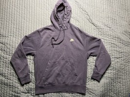 Nike Long Sleeve Pullover Hoodie Sweatshirt Adult Size Medium Blue - $19.80