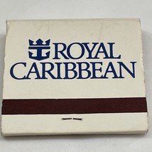 Vintage Matchbook Cover Royal Caribbean  a Cruise Line  gmg  unstruck - £9.66 GBP