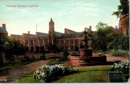 Citadel Railway Station Carlisle UK Valentine&#39;s Series Postcard - £11.64 GBP