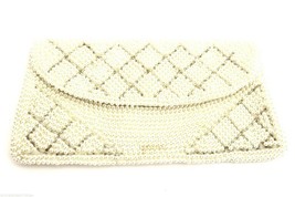 Vintage RETRO Purse Evening  Bag Champagne Beaded Pearls Clutch Japan 1950S - $445.42 MXN
