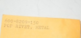 LIONEL PART- 600-8209-150  -  TUBULAR RIVETS (2) -NEW- W46A - $1.42