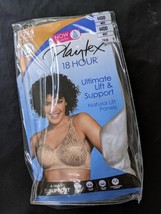 Playtex 18 Ore BRA 44DD Bianco Senza Fili Supporto Massimo 4745 Nuovo - $344.61 MXN