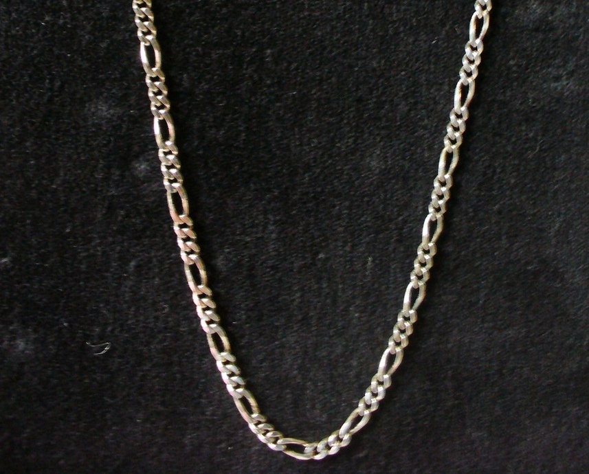 20" Sterling Silver Figaro Chain - $16.00