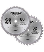 2 Packs Saw Blades, 7-1/4” 60 Tooth &amp; 32 Tooth Blades with 5/8” Arbor, S... - $19.79