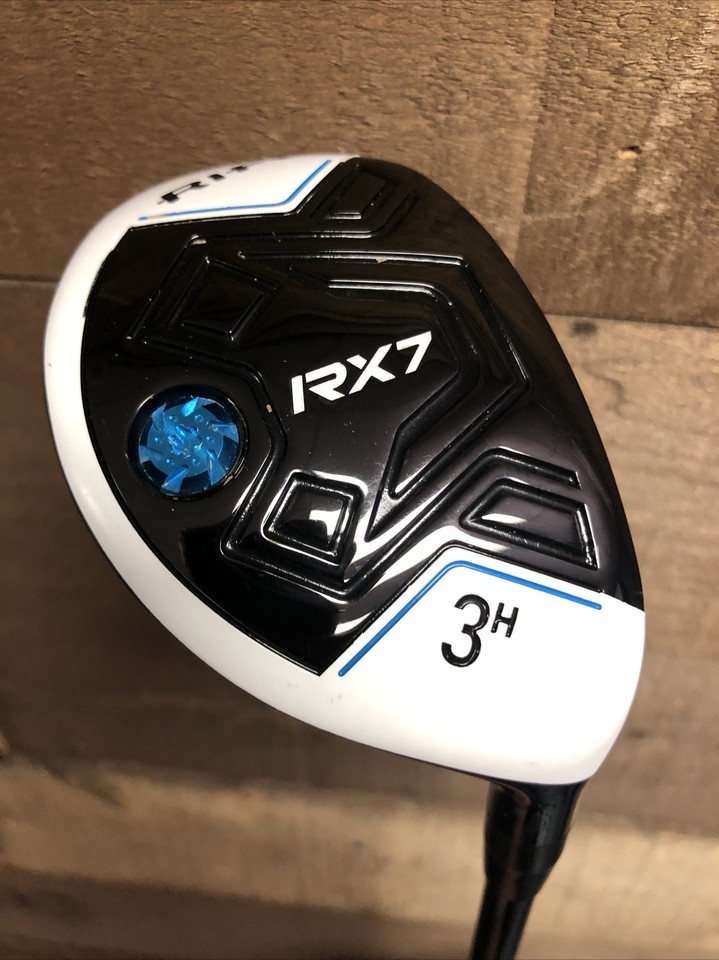USED RH Men&#39;s Rife RX7 #3 Hybrid Golf Club Stiff Flex Graphite 5479-YF9X - $127.35