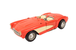 Road Tough 1957 Chevrolet Corvette 1/18 Scale Red Die-Cast Convertible R... - $3.99