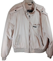 Members Only Puffer Jacket Coat Men&#39;s Size 44 XL Beige Europe Craft - £30.93 GBP