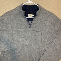 Faherty Mens XL Sconset 1/4 Zip Knit Cotton Cashmere Blend Pullover Swea... - $37.39