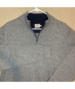 Faherty Mens XL Sconset 1/4 Zip Knit Cotton Cashmere Blend Pullover Swea... - £29.79 GBP