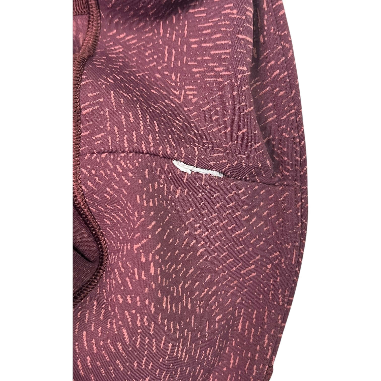 Athleta Leggings Womens Small Purple Salutation Stash Pocket Tight Workout Yoga Item image 9