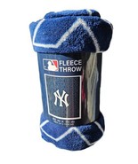 New York Yankees Soft Plush Blanket Throw MLB Size: 70&quot; by 60&quot; Licensed NWT - £19.83 GBP