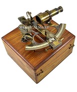 NauticalMart Brass Sextant W/ Wooden Box - €69,09 EUR