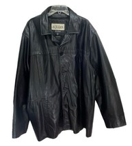 Mens Wilsons M. Julian Leather Jacket Coat Black Thinsulate Insulation S... - £57.54 GBP