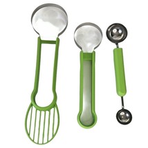 Fruit Vegetable Kitchen Tools 5 in 1 Slicer, Peeler, Seeder, Melon Baller NEW - £9.75 GBP