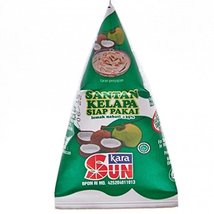 Sun Kara Santan Kelapa - Coconut Cream, 65 ml/2.1 Oz (Pack of 6) - £29.54 GBP