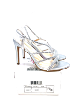 Olivia Miller Runway Heels Dress Sandals - Silver, US 6.5 - £18.80 GBP