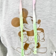 Disney Cropped Hoodie Juniors S (3-5) Gray Mickey Mouse EUC - £11.06 GBP