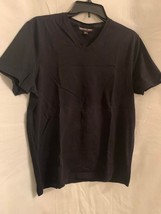 EUC Michael Kors V-Neck Men&#39;s Black T-Shirt Size Medium - £10.83 GBP