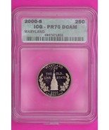 2000 S Proof Maryland Clad State Quarter ICG Certified Graded Authentic ... - $24.99