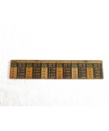Vintage AMP Lenticular 15cm Ruler Steel Thickness per Inch Lbs per Sq. F... - £7.57 GBP