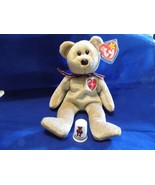 Ty Beanie Bear &quot;1999 SIGNATURE&quot;  and Fine Bone China Thimble MWMT - £21.56 GBP